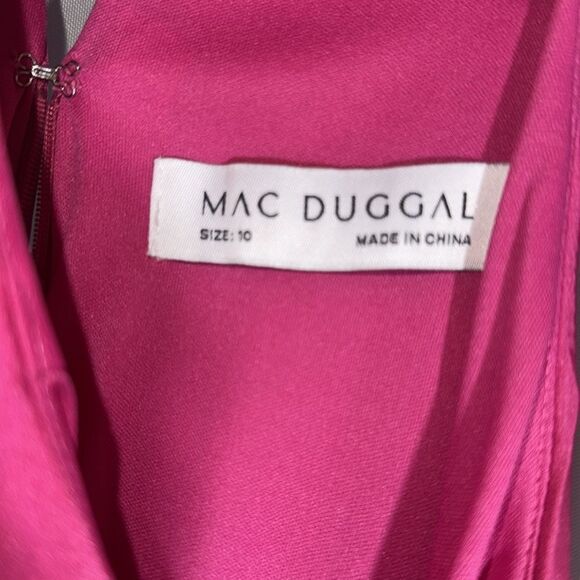 Mac Duggal Pink Halter Maxi Dress - Picture 8 of 8